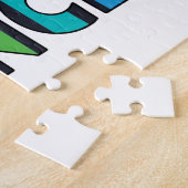 Fun & Colorful Striped Dancers Dance Legpuzzel (Zijkant)