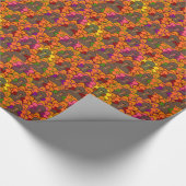 Fun Colorful Thanksgiving Turkeys Cadeaupapier (Hoek)