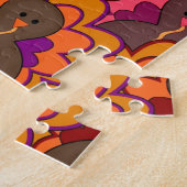Fun Colorful Thanksgiving Turkeys Legpuzzel (Zijkant)