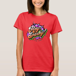 Fun Colorful Typography Design T-shirt