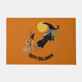Fun Colorful Witch Halloween Deurmat (Voorkant)
