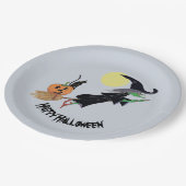 Fun Colorful Witch Halloween Party Paper Bord (Gekanteld)