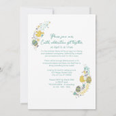 Fun Colorful Wreath Easter Brunch Egg Hunt Kaart (Achterkant)