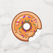 Fun Colorful Yummy Donut Party Confetti (Kleine voorkant)