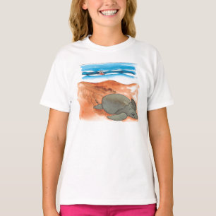 Fun Colorful Zee Turtle Beach Girl T-shirt