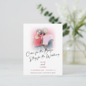 Fun Come For Booze Foto's Sla de datum op Aankondi Aankondigingskaart (Staand voorkant)