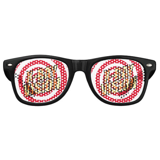 Fun Comic Book X-RAY VISION Retro Zonnebril (Voorkant)