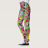 Fun Comic Colorful Leggings (Links)