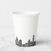 Fun Comics Book Superhero Verjaardag Papieren Bekers (Achterkant)