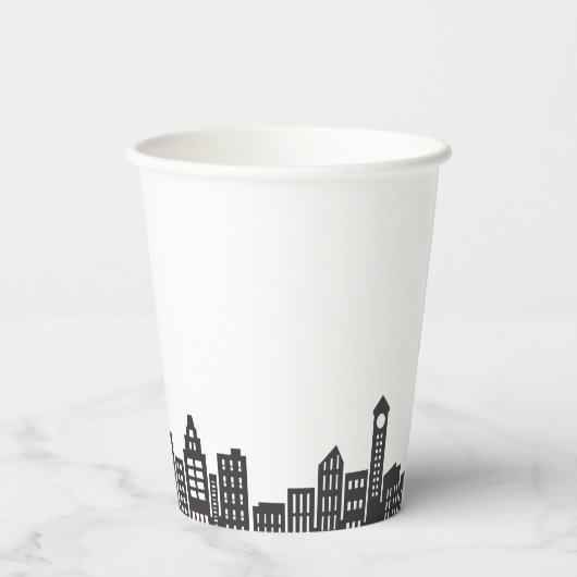 Fun Comics Book Superhero Verjaardag Papieren Bekers (Achterkant)