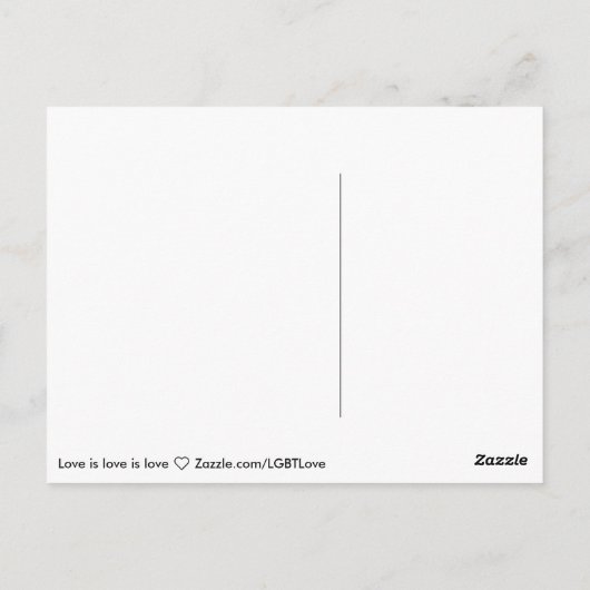 Fun Coming Magical Unicorn ( tekst) Briefkaart (Achterkant)