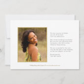 Fun Confetti Fotogradatie Party - Uitnodiging (Achterkant)