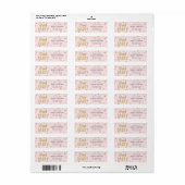 Fun Confetti Graduation Party Return Address Label (Full Sheet)