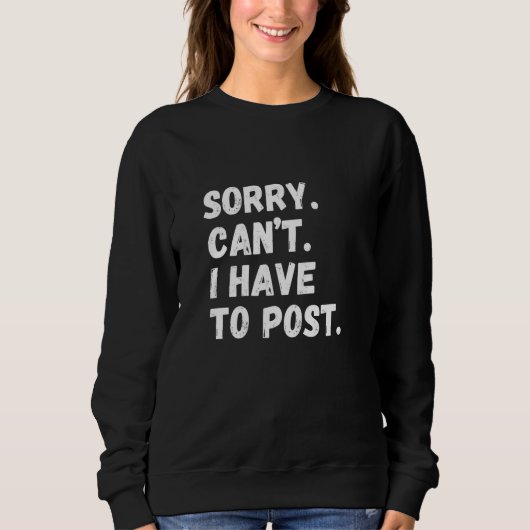 FUN CONTENT CREATOR Sorry kan ik niet hebben om te Trui (Voorkant)