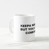 Fun conversation mug koffiemok (Voorkant links)