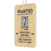  Fun Convict Reward Gezocht Verjaardagsfeest Luchtverfrisser (Links)