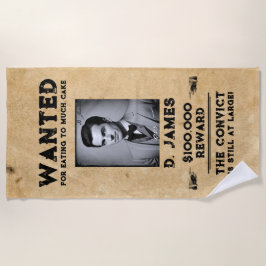  Fun Convict Reward Gezocht Verjaardagsfeest Strandlaken