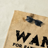 Fun Convict Reward Gezocht Verjaardagsfeest Strandlaken (In situ)