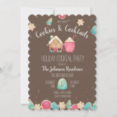 Fun Cookies & Cocktails Kerstkoekjeswisselaar Kaart (Voorkant)