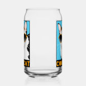 Fun Cool Cat Blikvorm Glas (Rechts)