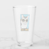 Fun Cool Cat Glas (Achterkant)