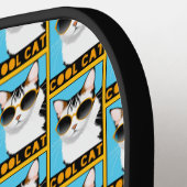 Fun Cool Cat Pickleball Paddle (Links Detail)