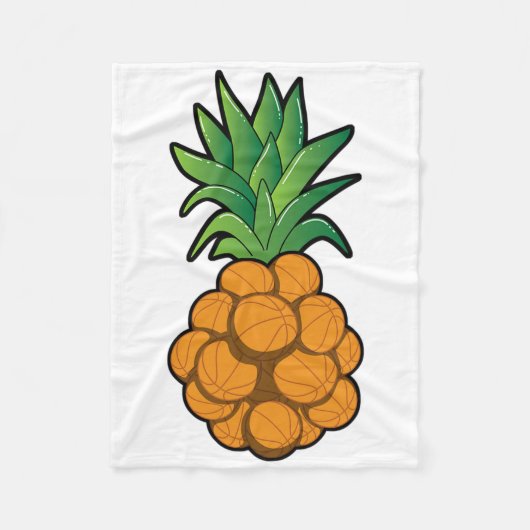 Fun Cool Sketll Ananas Design - Grafische kunst - Fleece Deken (Voorkant)