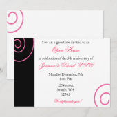 Fun Corporate Party Invitation Kaart (Voorkant / Achterkant)