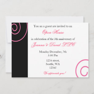 Fun Corporate Party Invitation Kaart