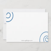 Fun Corporate Party Invitation Kaart (Achterkant)