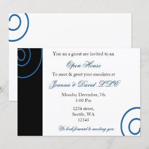 Fun Corporate Party Invitation Kaart