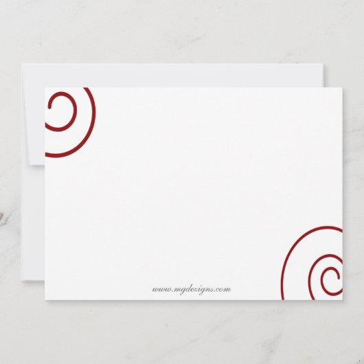 Fun Corporate Party Invitation Kaart (Achterkant)