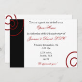 Fun Corporate Party Invitation Kaart (Voorkant / Achterkant)