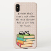 Fun Cottcore Reading Books Geek Love iPhone Hoesje (Achterkant)