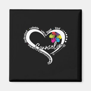 Fun Counselor Graphic Topjes Terug naar school Eer Magneet