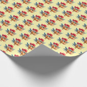 Fun Country kip betegeld feest Cadeaupapier (Hoek)