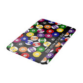 Fun Country Style Checkered Billiards Pattern Badmat (Gekanteld)