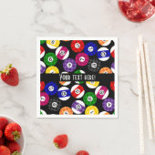 Fun Country Style Checkered Billiards Pattern Servet (Insitu)