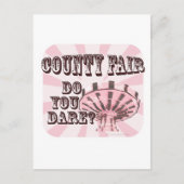 Fun County Fair Slogan Briefkaart (Voorkant)
