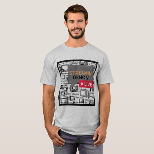Fun Couples Binge Watchers Retro TV T-shirt (Voorkant volledig)