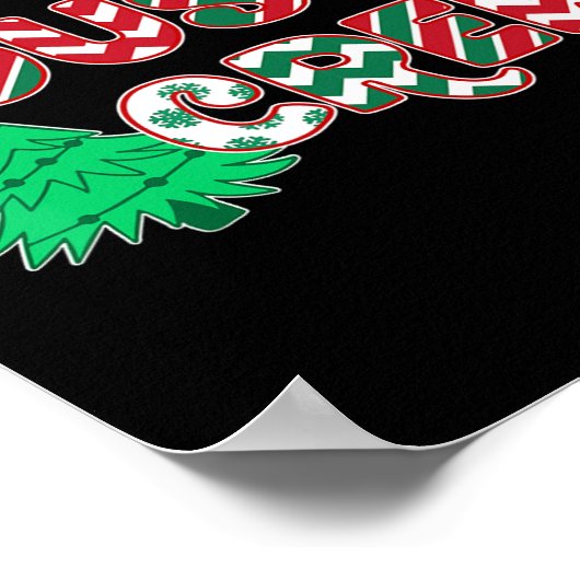 Fun Cousin-kerst met bemanning Poster (Hoek)