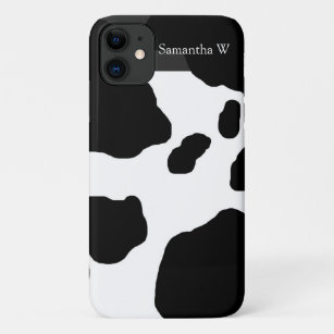 Fun Cow Print op maat gemaakt iPhone 11 Hoesje