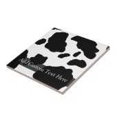 Fun Cow Print op maat gemaakt Tegeltje (Zijkant)