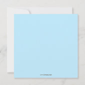 Fun cowgirl westerne verjaardagsfeestje kaart (Achterkant)