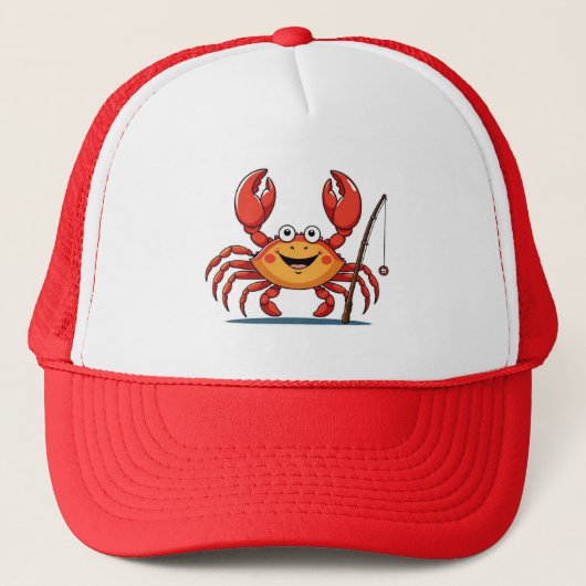  Fun Crab Boy Hat Trucker Pet (Voorkant)