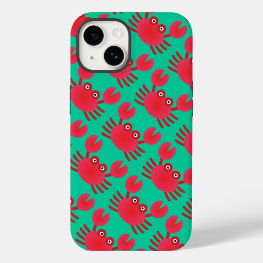 Fun Crab Case-Mate iPhone Case (Achterkant)