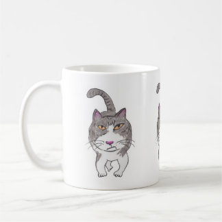 Fun Crank Kat Pet Doodle Art-ontwerp Koffiemok