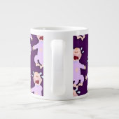 Fun Cranky Crybaby Characters Cartoon Art Grote Koffiekop (Achterkant)