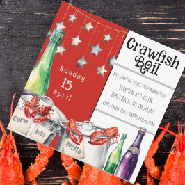 Fun Crawfish Boil Zomerfeest Kaart