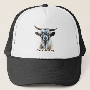 Fun Crazy Old Goat Boerderij Animal Quote. Trucker Pet